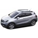 Пороги алюминиевые Rival Black для Opel Mokka/Chevrolet Tracker 2012-2019