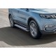 Пороги алюминиевые Rival BMW-Style овальные для Geely Atlas 2018-2022