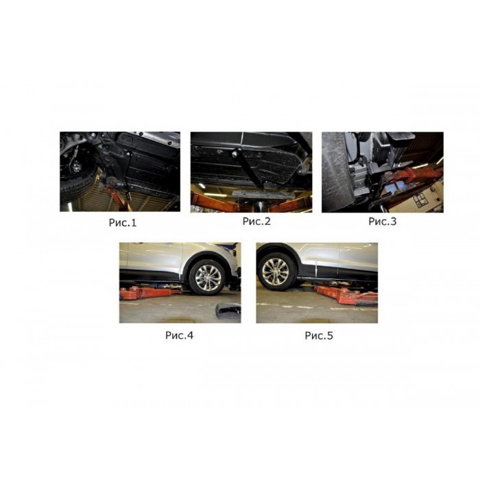 Пороги алюминиевые Rival BMW-Style овальные для Hyundai Santa Fe/Santa Fe Premium/Kia Sorento 2012-2018