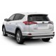 Защита заднего бампера 57 мм Rival для Toyota RAV4 2015-2019