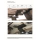 Защита штатных порогов 42 мм Rival для Lada Vesta SW Cross 2017-2021