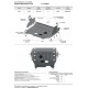 Защита картера и КПП Автоброня для 2,2TDI сталь 2 мм для Ford Transit 2006-2014