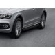 Пороги алюминиевые Rival Black для Audi Q5 2008-2016