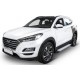 Пороги алюминиевые Rival Silver New для Hyundai Tucson/Kia Sportage 2015-2022
