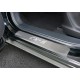Накладки порогов Rival с надписью 4 штуки для Mazda CX-5 2011-2017