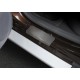 Накладки порогов Rival с надписью 4 штуки для Renault Duster 2011-2021