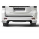 Защита задняя уголки 76 мм Rival для Toyota Land Cruiser 150 Prado Black Onyx 2020-2021