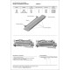 Защита топливных трубок Автоброня для 1,6 сталь 2 мм для Lada Largus, XRay 2012-2022