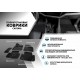 Коврики салона Rival полиуретан 5 штук на 4х2 для Nissan Terrano 2014-2022
