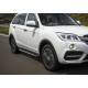 Пороги алюминиевые Rival Premium для Lifan X-60 2016-2018