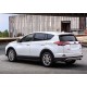 Пороги алюминиевые Rival Premium Black для Toyota RAV4 2013-2019