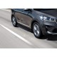 Пороги алюминиевые Rival Black для Kia Sorento Prime 2018-2020