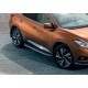 Пороги алюминиевые Rival Premium для Nissan Murano 2016-2022