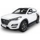 Пороги алюминиевые Rival Black New для Hyundai Tucson/Kia Sportage 2015-2022