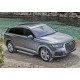 Пороги алюминиевые Rival Silver New для Audi Q7 2015-2021