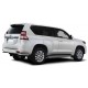 Защита задняя двойные уголки 76-42 мм Rival для Toyota Land Cruiser Prado 150 2009-2017