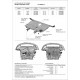 Защита картера и КПП Автоброня, сталь 2 мм для Toyota Corolla/BYD F3 2002-2013