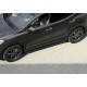 Пороги алюминиевые Rival Black для Hyundai Santa Fe 2006-2012