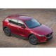 Пороги алюминиевые Rival Black для Mazda CX-5 2017-2021