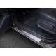 Накладки порогов Rival с надписью 4 штуки для Lada Vesta 2015-2021