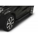Пороги алюминиевые Rival Black для Lada XRay 2016-2021
