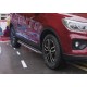 Пороги алюминиевые Rival Premium для Lifan X70 2018-2020
