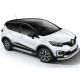Пороги алюминиевые Rival BMW-Style овальные для Renault Kaptur 2016-2022
