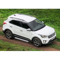 Пороги алюминиевые Rival Silver New