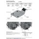 Защита топливного бака Автоброня, сталь 2 мм для Mitsubishi ASX/Eclipse Cross/Outlander 2010-202
