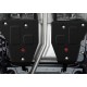 Защита топливного бака Автоброня для 1,4 и 1,8 сталь 2 мм для Opel Mokka 2012-2019