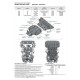 Защита КПП Rival для Audi A4/A5 2015-2021