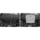 Защита картера и КПП Rival алюминий 4 мм с крепежом для Hyundai Santa Fe/Tucson/Kia Sorento Prime/Sportage 2015-2020