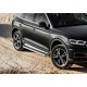 Пороги алюминиевые Rival Premium для Audi Q5 2016-2021