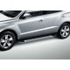 Пороги алюминиевые Rival BMW-Style овальные для Geely Emgrand X7 2013-2018