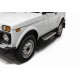 Пороги алюминиевые Rival BMW-Style для Нива ВАЗ 2121 1973-2021