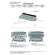 Комплект защиты Rival: радиатор, картер, КПП, РК для Mercedes-Benz G-Class W463 2018-2021