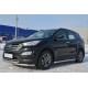 Пороги труба 63 мм вариант 1 для Hyundai Santa Fe 2012-2015 артикул HSFT-0012221