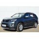 Пороги труба с накладками 76 мм вариант 1 для Kia Sorento 2012-2020 артикул KIT-0012691