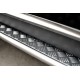 Пороги с площадкой алюминиевый лист 42 мм вариант 2 для Kia Sorento Prime 2015-2017 артикул KSPL-0022132