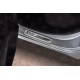 Накладки на пороги Russtal шлифованные с надписью для Lada XRay 2016-2022 артикул LDXRYE17-03