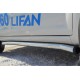 Пороги труба 63 мм вариант 2 для Lifan X-60 2011-2018 артикул LFT-0012412