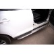 Пороги с площадкой алюминиевый лист 42 мм для Mazda CX-7 2010-2013 артикул MC7L-000646