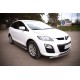 Пороги с площадкой алюминиевый лист 42 мм для Mazda CX-7 2010-2013 артикул MC7L-000646