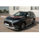 Пороги труба 57 мм вариант 1 для Mitsubishi Outlander 2015-2018 артикул MOT-0021121