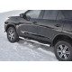 Пороги труба с накладками 76 мм вариант 2 для Toyota Fortuner 2020-2023 артикул TFRT-0035342