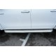 Пороги с площадкой алюминиевый лист 63 мм вариант 2 для Toyota Hilux 2015-2020 артикул THL-0021502