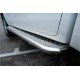 Пороги с площадкой алюминиевый лист 63 мм вариант 2 для Toyota Hilux 2015-2020 артикул THL-0021502