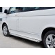 Пороги с площадкой алюминиевый лист 42 мм левый вариант 2 для Volkswagen Caravelle/Multivan/Transporter 2015-2023 артикул VCTL-0023122