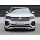 Защита передняя двойная с уголками и клыками 63-63 мм (кроме 2.0 TSI) для Volkswagen Touareg 2018-2023 артикул VWTZ-003059
