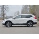 Пороги с площадкой алюминиевый лист 63 мм вариант 1 для Honda CR-V 2017-2024 артикул HCRL-0028301